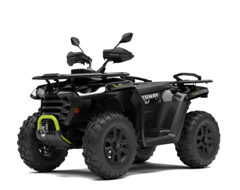 Schwarzes Segway Quad 4x4 mit Offroad-Bereifung – hochwertiges ATV zum Kaufen für Abenteuer und Arbeit